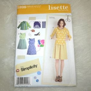 SIMPLICITY 2209 Sz 6-14 Lisette Sew Your Style Passport Dress and Jacket